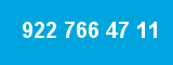 922 766 47 11 922 766 47 11